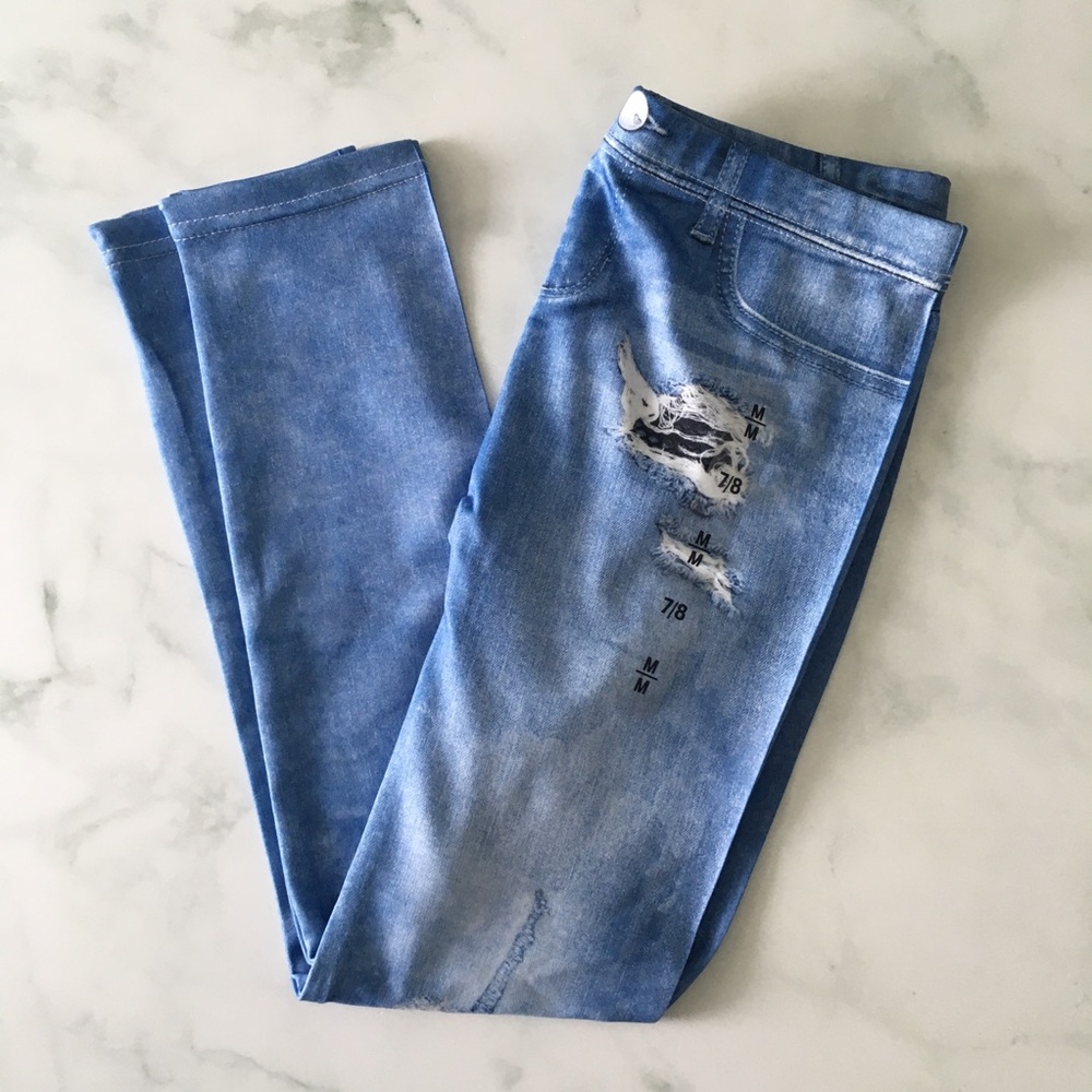 Children’s Place Girls Stretchy Leggings - Picture 1 of 5